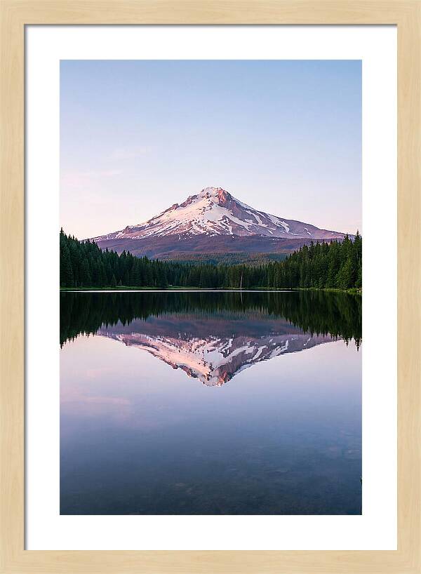 Morning Glow Above Mount Rainier