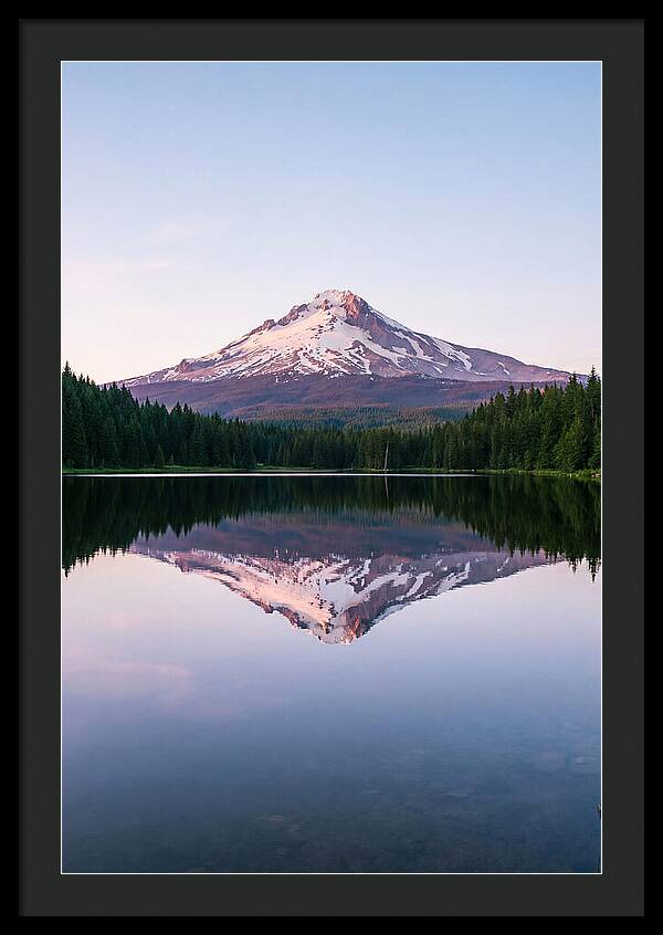 Morning Glow Above Mount Rainier