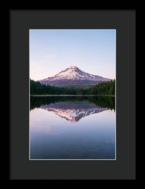 Morning Glow Above Mount Rainier