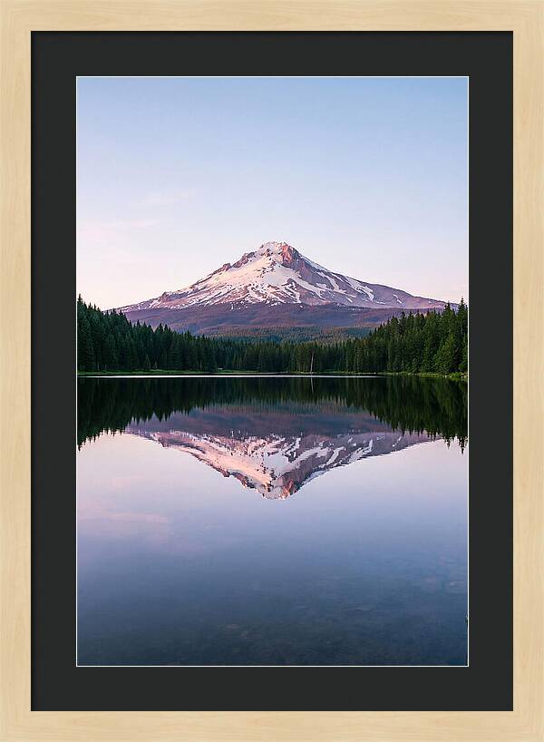 Morning Glow Above Mount Rainier
