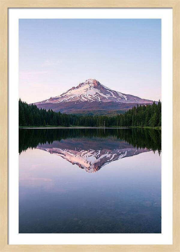 Morning Glow Above Mount Rainier