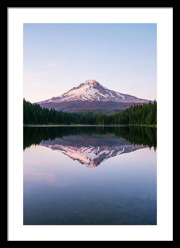 Morning Glow Above Mount Rainier