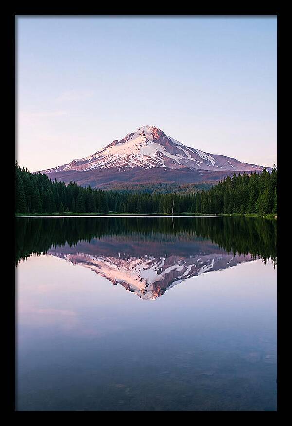 Morning Glow Above Mount Rainier