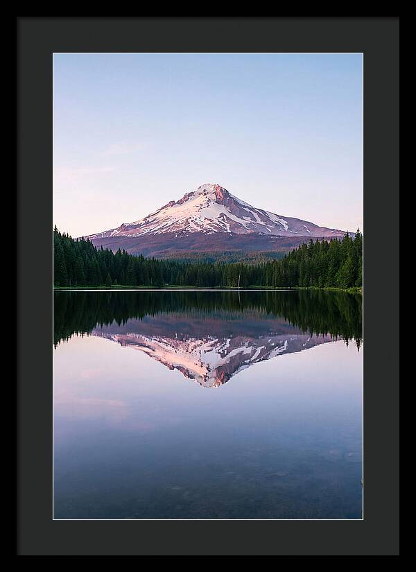 Morning Glow Above Mount Rainier