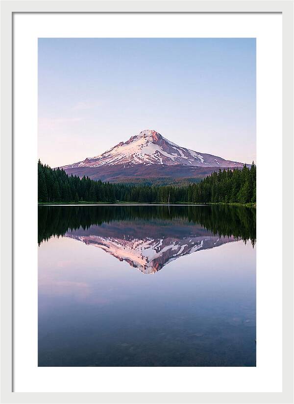 Morning Glow Above Mount Rainier
