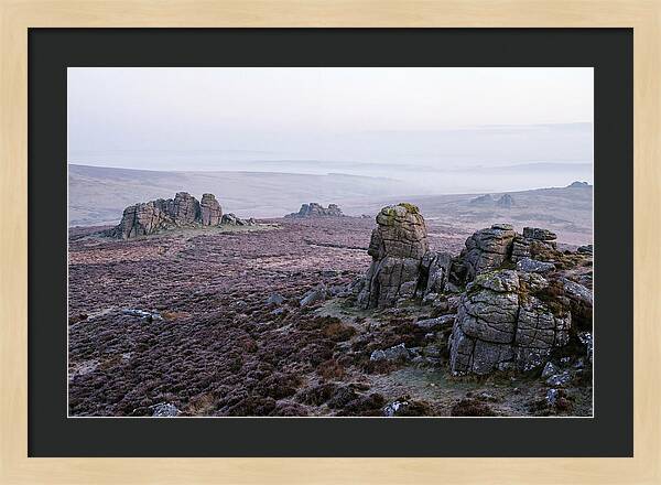 Morning Glow On Haytor Rocks