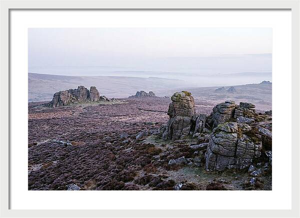 Morning Glow On Haytor Rocks