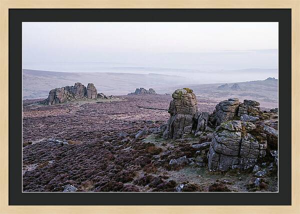 Morning Glow On Haytor Rocks