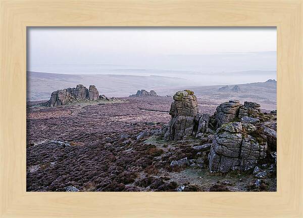 Morning Glow On Haytor Rocks
