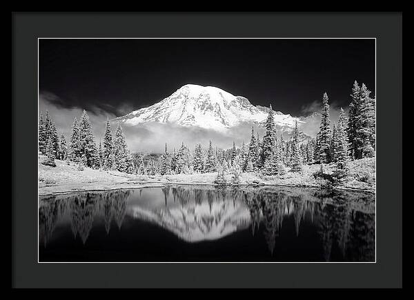 Morning Light Above Mount Rainier