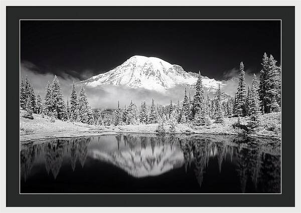 Morning Light Above Mount Rainier
