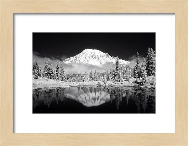Morning Light Above Mount Rainier