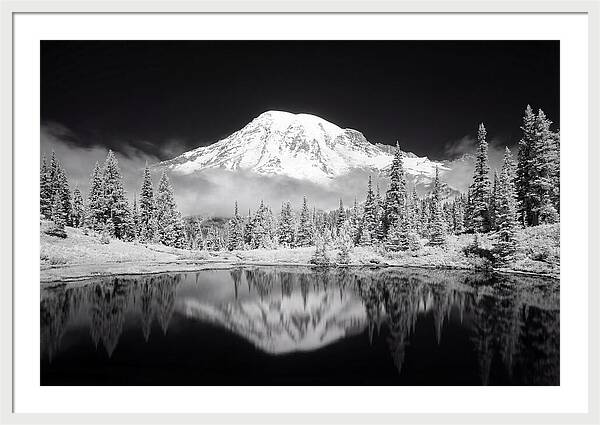 Morning Light Above Mount Rainier
