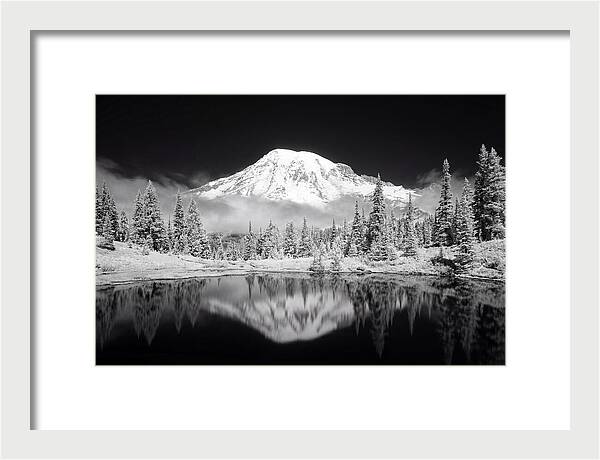 Morning Light Above Mount Rainier