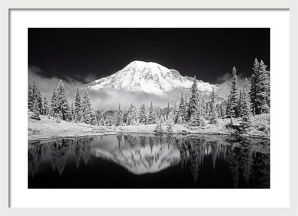 Morning Light Above Mount Rainier