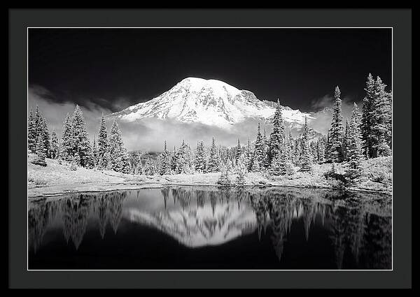 Morning Light Above Mount Rainier