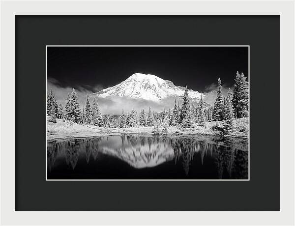 Morning Light Above Mount Rainier