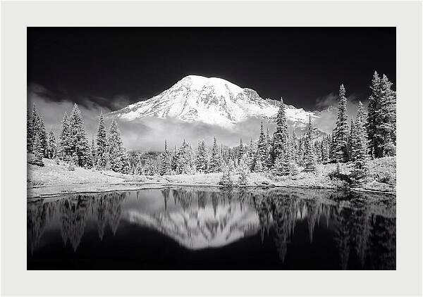 Morning Light Above Mount Rainier