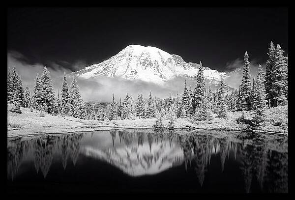 Morning Light Above Mount Rainier