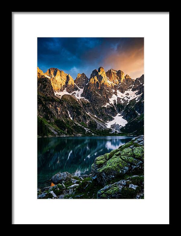 Morning Light Over Brenta Dolomites