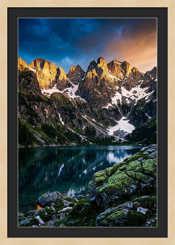 Morning Light Over Brenta Dolomites
