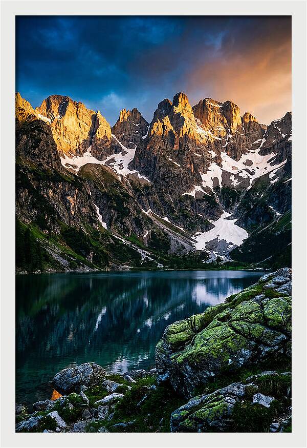 Morning Light Over Brenta Dolomites