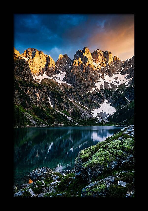 Morning Light Over Brenta Dolomites