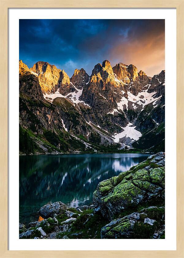 Morning Light Over Brenta Dolomites