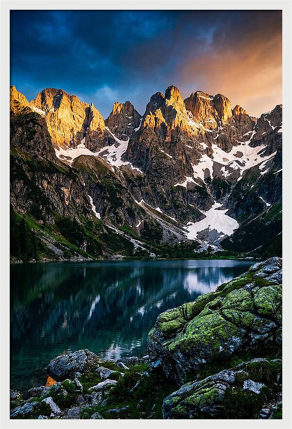 Morning Light Over Brenta Dolomites