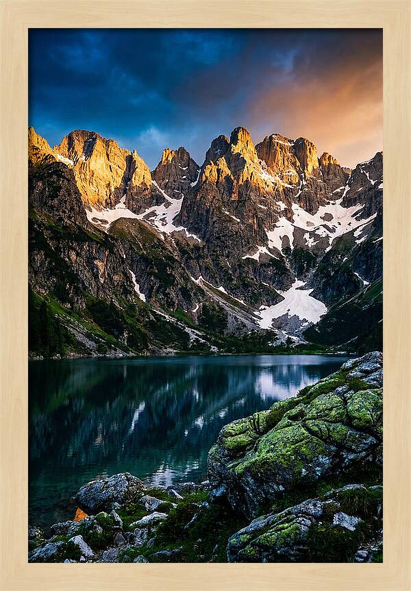 Morning Light Over Brenta Dolomites