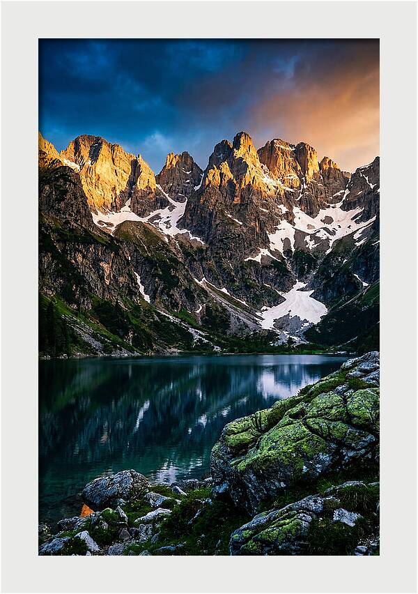 Morning Light Over Brenta Dolomites
