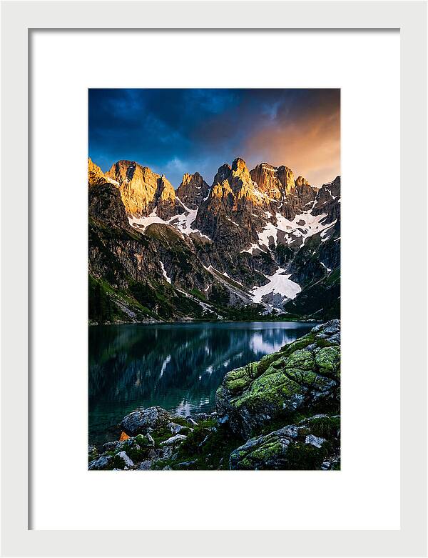 Morning Light Over Brenta Dolomites