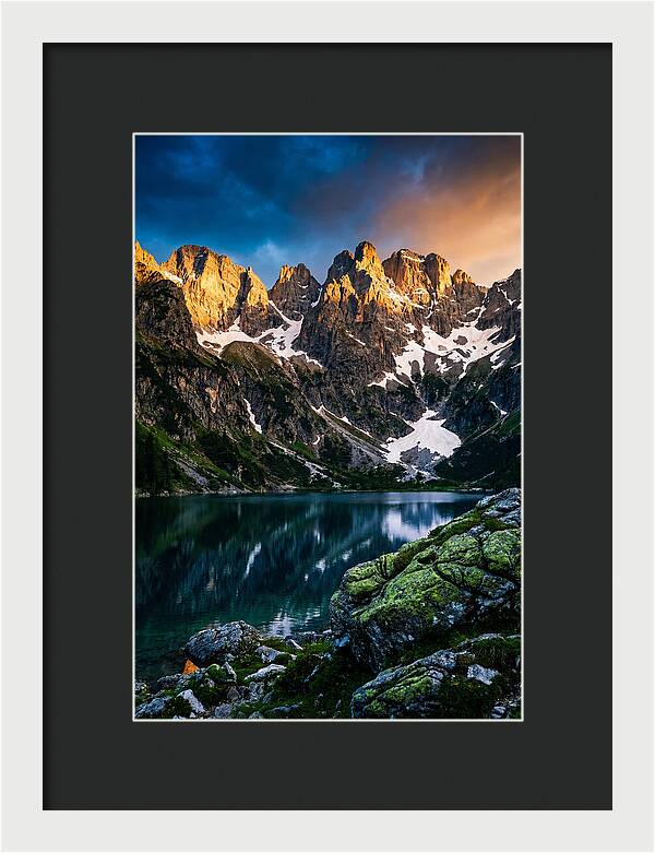 Morning Light Over Brenta Dolomites