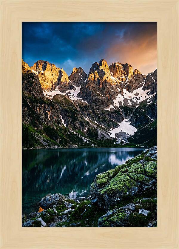 Morning Light Over Brenta Dolomites