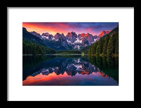 Morning Light Over Brenta Peaks