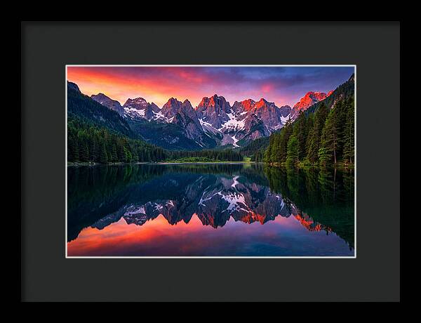Morning Light Over Brenta Peaks