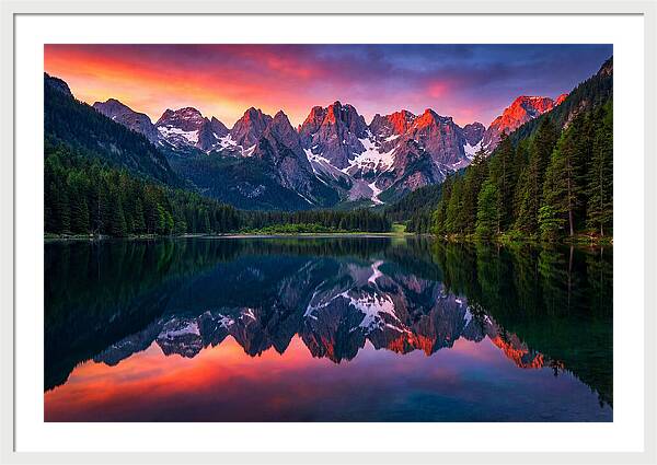 Morning Light Over Brenta Peaks