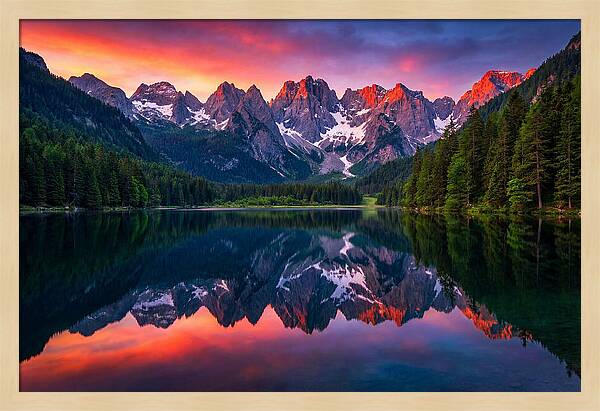 Morning Light Over Brenta Peaks