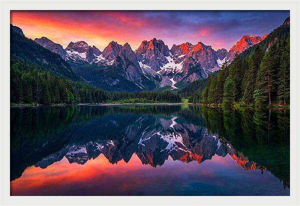 Morning Light Over Brenta Peaks
