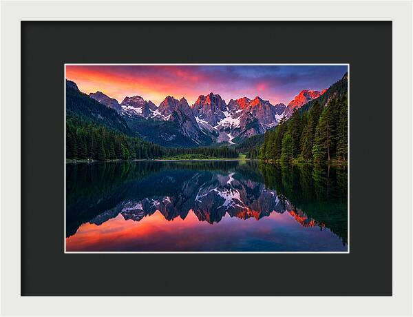 Morning Light Over Brenta Peaks