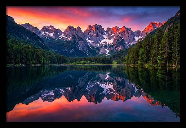 Morning Light Over Brenta Peaks