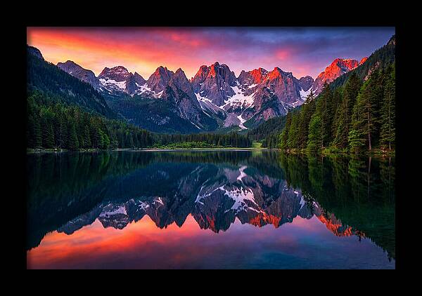 Morning Light Over Brenta Peaks