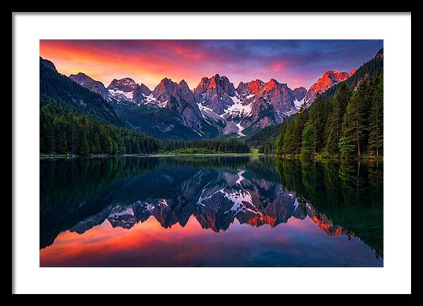 Morning Light Over Brenta Peaks