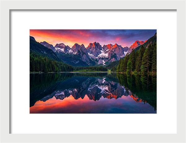 Morning Light Over Brenta Peaks