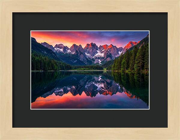 Morning Light Over Brenta Peaks