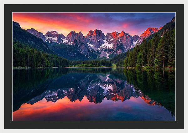 Morning Light Over Brenta Peaks
