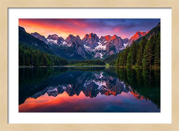 Morning Light Over Brenta Peaks
