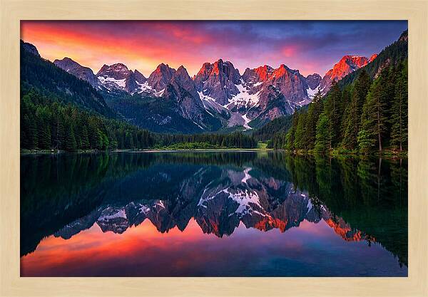 Morning Light Over Brenta Peaks