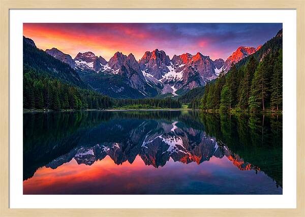 Morning Light Over Brenta Peaks