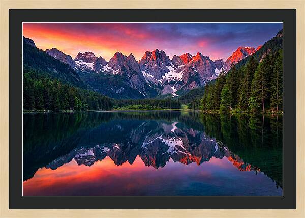 Morning Light Over Brenta Peaks